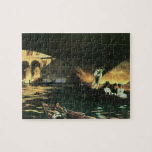 Puzzle Pont Rialto, Grand Canal par John Singer Sargent