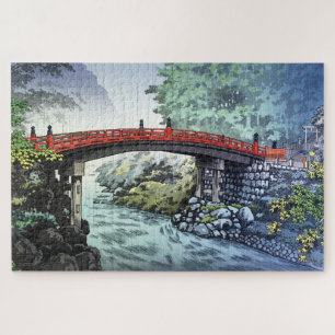 Puzzle Pont Shinkyo à Nikko par Tsuchiya Koitsu