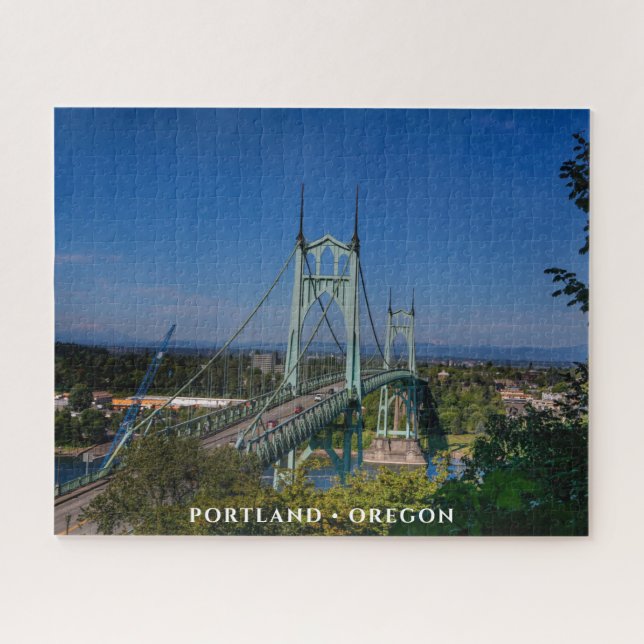 Puzzle Pont St Johns | Portland Oregon (Horizontal)