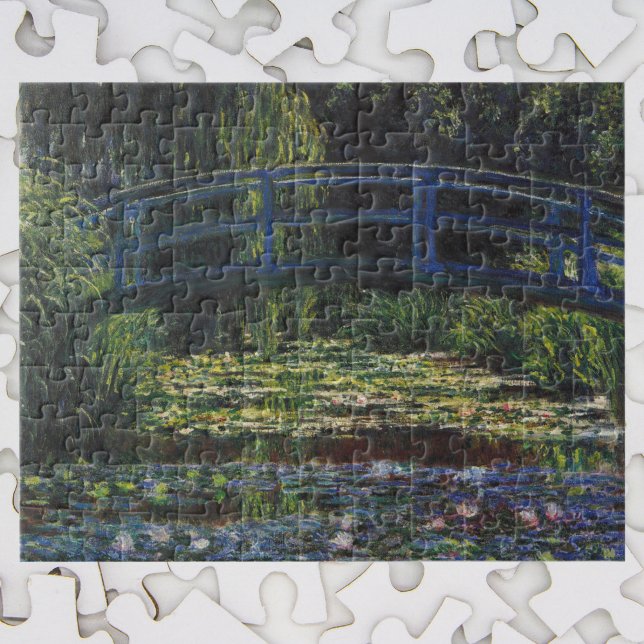 Puzzle Pont sur l'étang Nénuphar par Claude Monet (Créateur téléchargé)