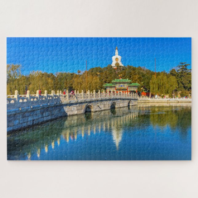 Puzzle Pont Yongan | White Stupa (Horizontal)
