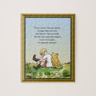 Puzzle Pooh Ours Paroles d'encouragement