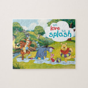 Puzzle Pooh & Pals Love to Splash
