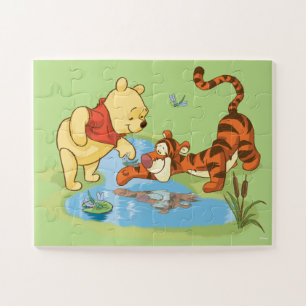 Puzzle Pooh & Tigger Par Une Puddle