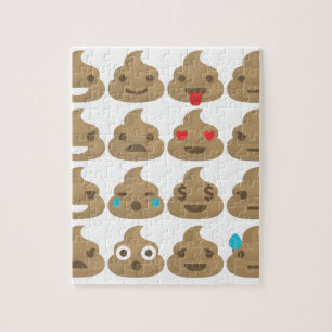 Puzzle poop emojis