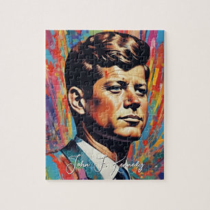 Puzzle Pop Art Jack JFK John F. Kennedy