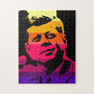 Puzzle Pop Art Jack JFK John F. Kennedy