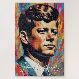 Puzzle Pop Art Jack JFK John F. Kennedy