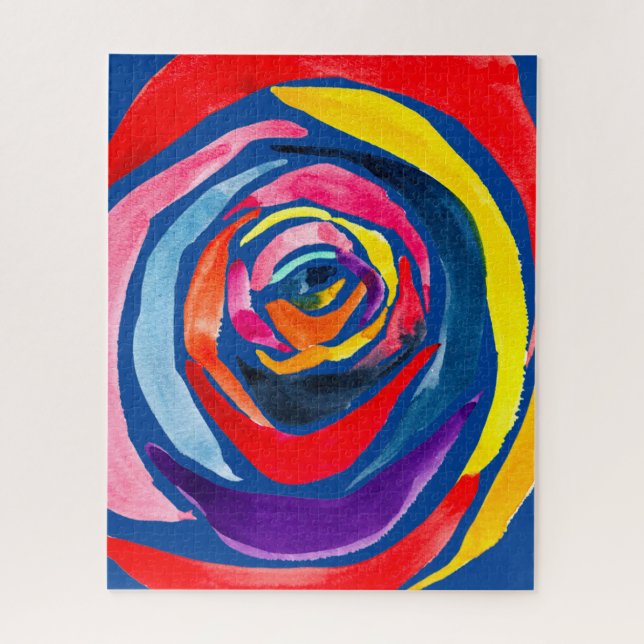 Puzzle pop art rose Abstrait (Vertical)