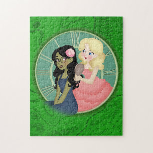 Puzzle populaire avec rose