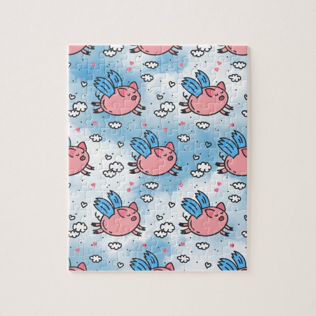 Puzzle porcs volants (Vertical)