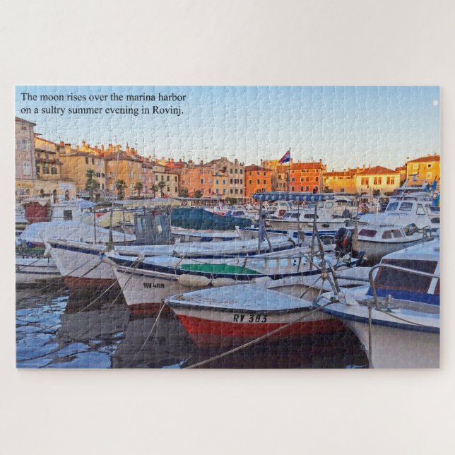 Puzzle Port à Rovinj Croatie Grande (Horizontal)