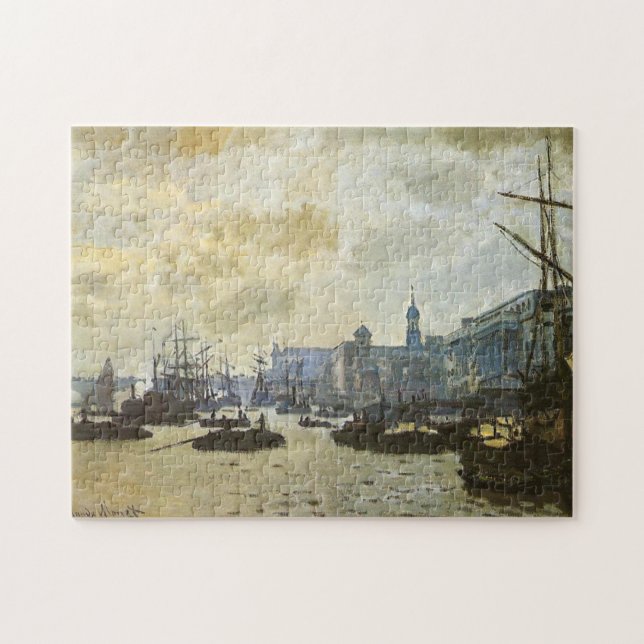 Puzzle Port de Londres Monet Fine Art (Horizontal)