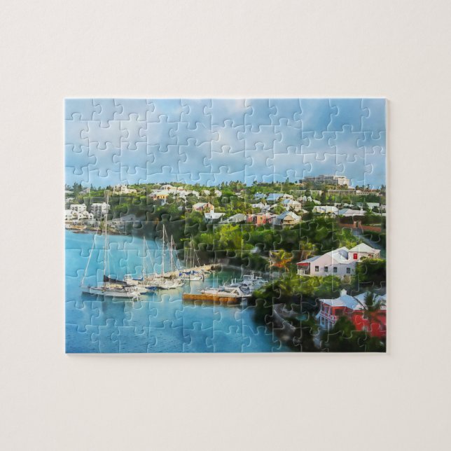 Puzzle Port de St. George, Bermudes (Horizontal)