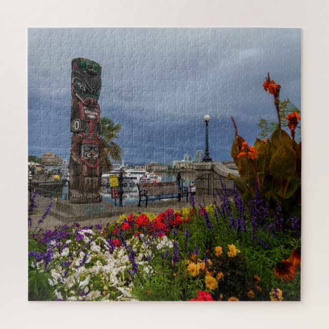Puzzle Port de Victoria coloré (Vertical)