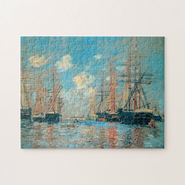 Puzzle Port maritime à Amsterdam Monet Art (Horizontal)