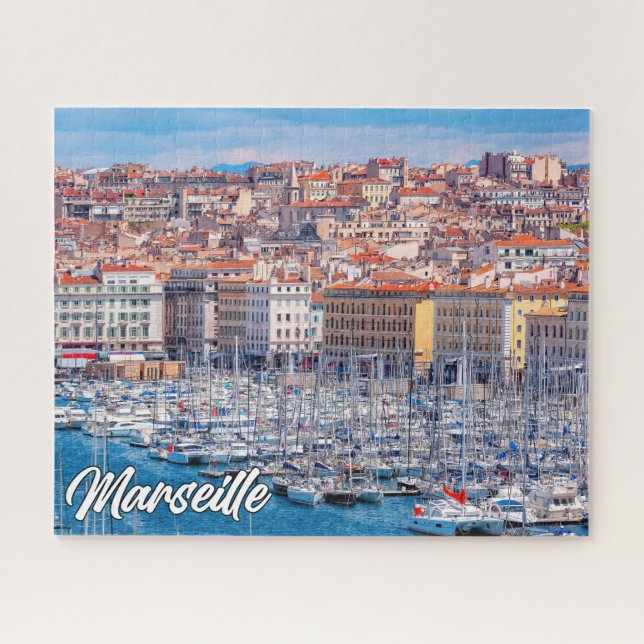 Puzzle Port Ville De Marseille, France (Horizontal)