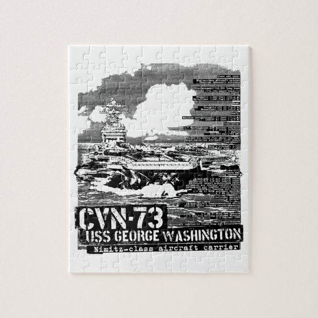 Puzzle Porte-avions George Washington (Vertical)