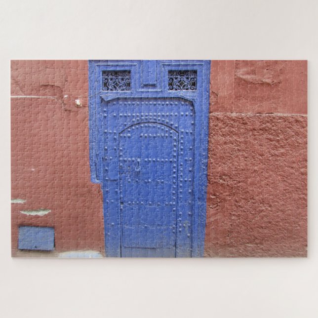 Puzzle porte bleue (Horizontal)