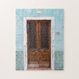 Puzzle Porte bleue pittoresque
