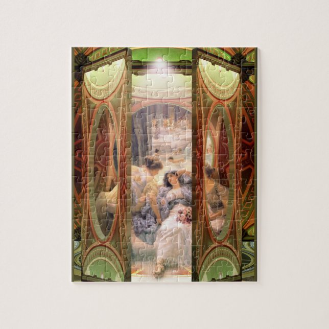 Puzzle Porte ouverte sur les bains (Vertical)