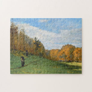 Puzzle Porteurs de bois en Fontainebleau Forêt Monet Beau