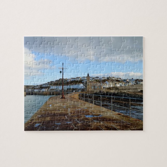 Puzzle Porthleven les Cornouailles Angleterre en hiver (Horizontal)