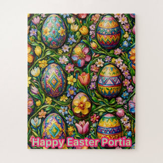 Puzzle PORTIA~ Easter Treats ~ EASTER EGGS FLOWERS ~ 