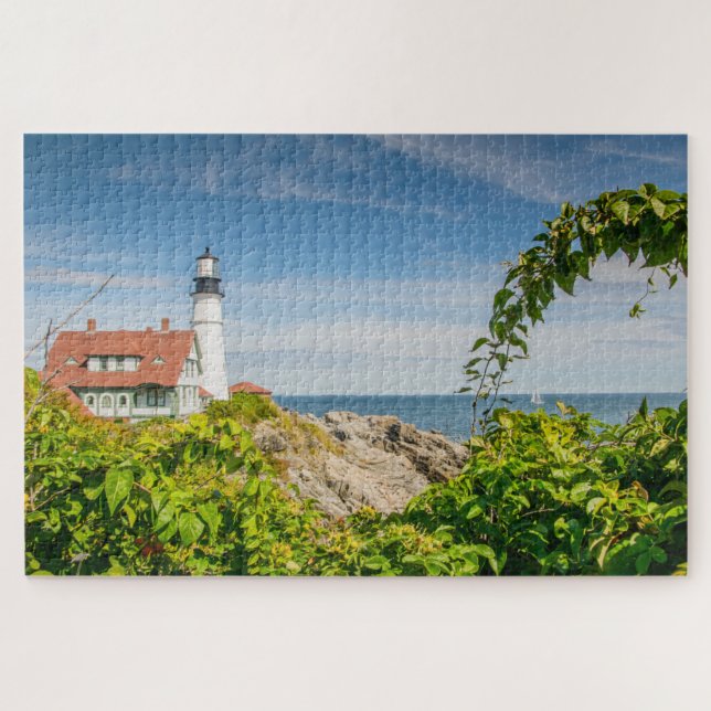 Puzzle Portland Head Lighthouse Maine (Horizontal)