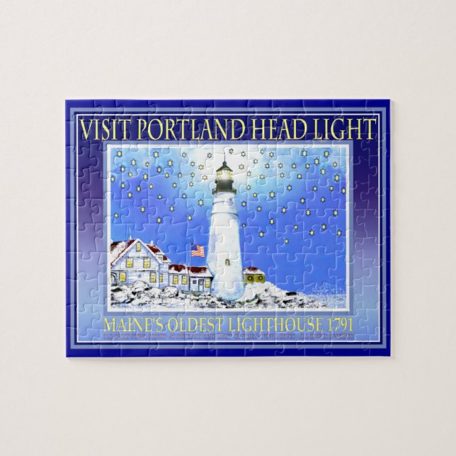Puzzle Portland Puzzel léger principal avec l'étain par (Horizontal)