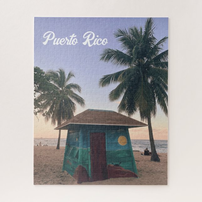 Puzzle Porto Rico Beach San Juan Island (Vertical)