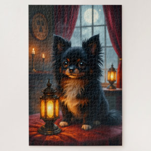 Puzzle Portrait artistique d'Halloween gothique de Chin j