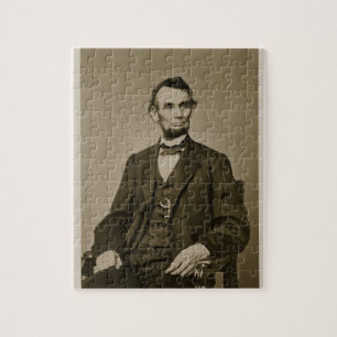 Puzzle Portrait d'Abraham Lincoln (1809-65) (photo de