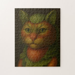 Puzzle Portrait de chat Renaissance