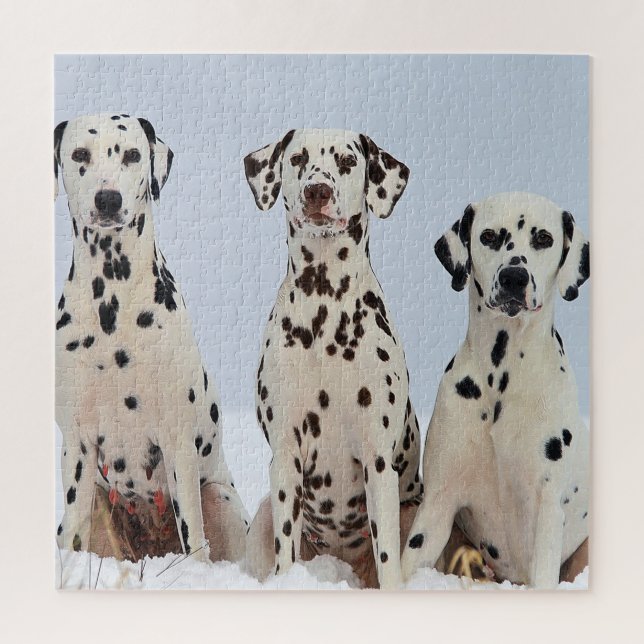 Puzzle Portrait de Dalmatian Family (Vertical)