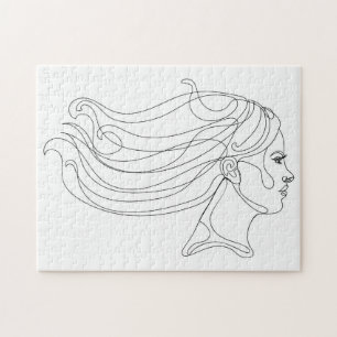 Puzzle Portrait de femme Abstraite, Art moderne