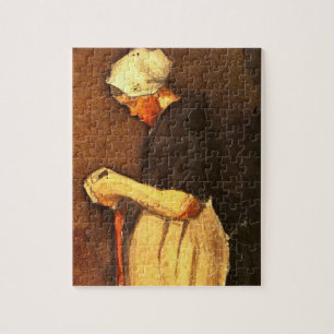 Puzzle Portrait de femme de Scheveningen par Vincent van 