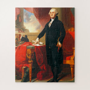 Puzzle Portrait de George Washington, Thomas Sully