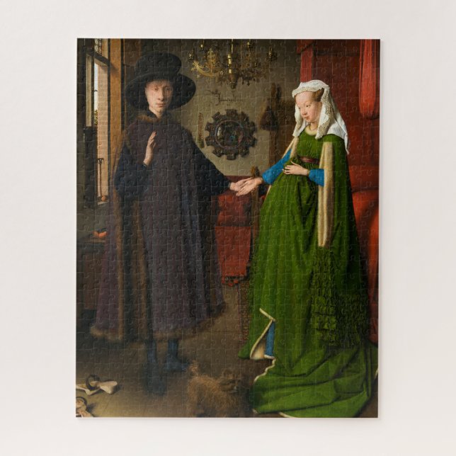 Puzzle Portrait de Giovanni Arnolfini et de sa femme (Vertical)