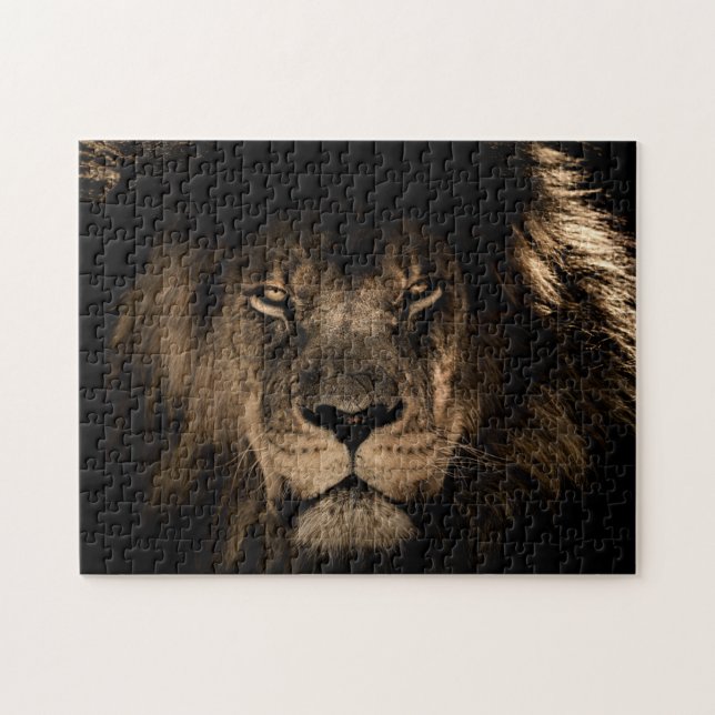 Puzzle Portrait de Lion (Horizontal)