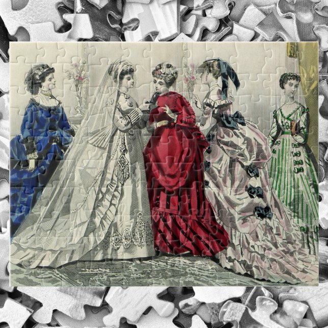 Puzzle Portrait de mariée de la fête de mariage victorien (Créateur téléchargé)