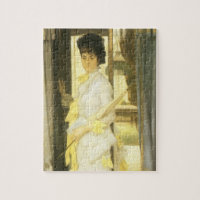 Portrait de Miss Lloyd par Tissot, Portrait Vintag