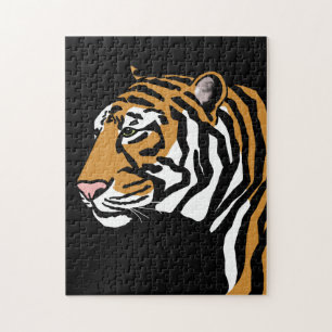 Puzzle Portrait de profil Tiger
