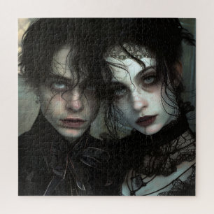 Puzzle Portrait de Young Gothic Couple