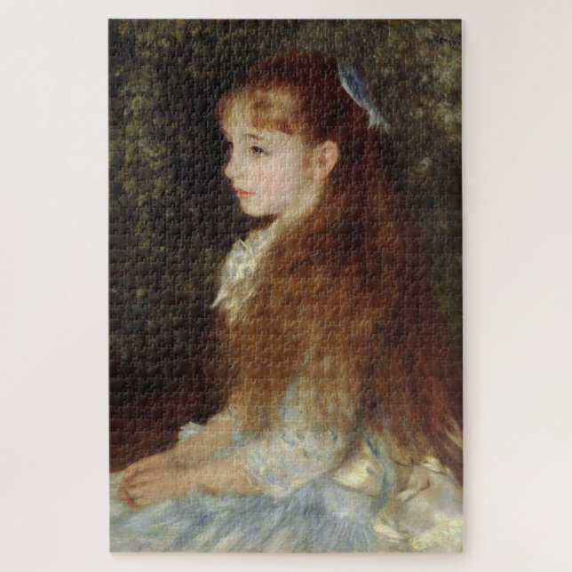 Puzzle Portrait d'Irène - Peinture impressionniste Renoir (Vertical)