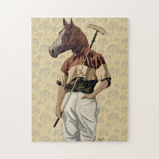 Puzzle Portrait du cheval Polo (Vertical)