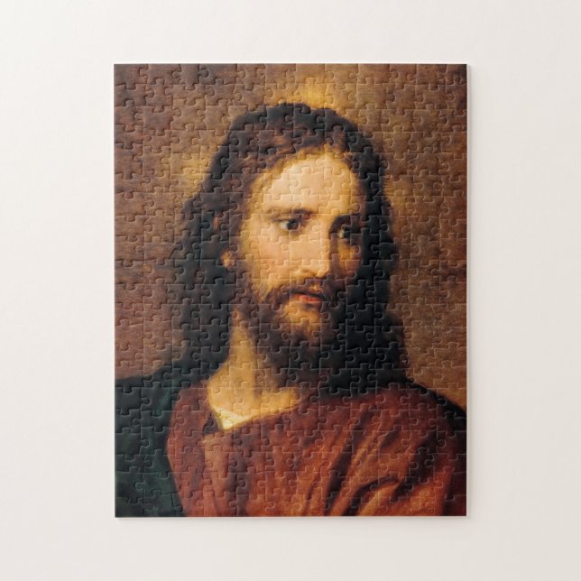 Puzzle Portrait du Christ par Heinrich Hofmann (Vertical)