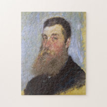 Portrait du peintre anglais Bordighera Monet Fine