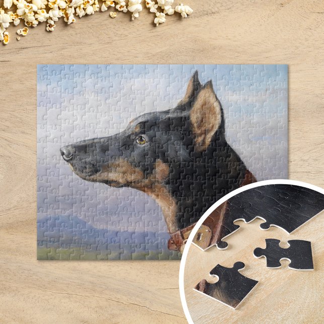 Puzzle Portrait d'un Doberman | Carl Reichert (Créateur téléchargé)