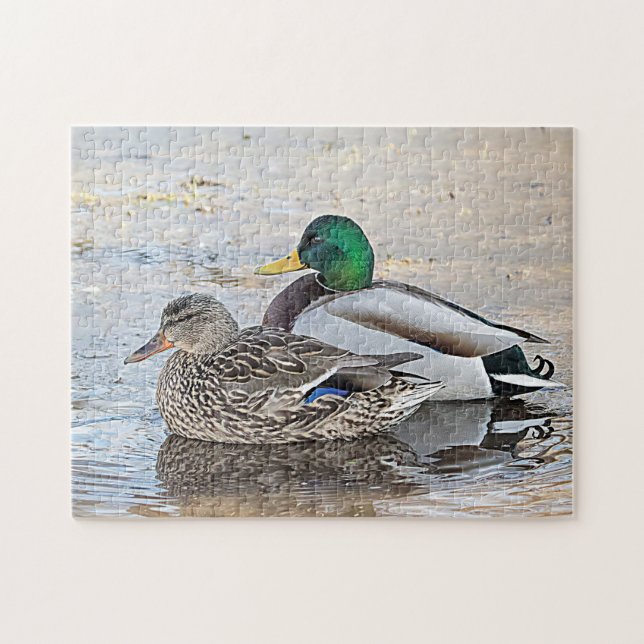 Puzzle Portrait d'un mâle et d'une femelle (Horizontal)